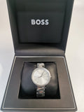 Hugo Boss Signature Silver Dial Silver Steel Strap Watch for Women - 1502539 Authentic Buy Shop Now
