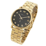 Marc Jacobs Baker Dexter Black Dial Gold Steel Strap Watch for Women - MBM3421 Authentic Buy Shop Now
