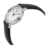 Tissot Everytime Desire Medium White Dial Black Leather Strap Watch For Men - T109.410.16.032.00 Authentic Buy Shop Now