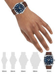 Tissot Gentlemen Powermatic 80 Silicium Blue Dial Brown Leather Strap Watch For Men - T127.407.16.041.00 Authentic Buy Shop Now