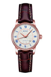 Mido Baroncelli III Automatic Silver Dial Brown Leather Strap Watch For Men - M8600.2.21.8 Authentic Buy Shop Now