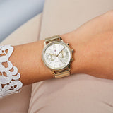 Tommy Hilfiger Blake Quartz Gold Dial Gold Mesh Bracelet Watch for Women - 1782302 Authentic Buy Shop Now