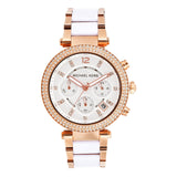 Michael Kors Parker White Dial Two Tone Steel Strap Watch for Women - MK5774 Authentic Buy Shop Now