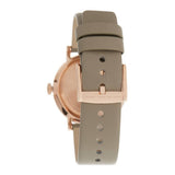 Marc Jacobs Baker Rose Gold Dial Grey Leather Strap Watch for Women - MBM1400 Authentic Buy Shop Now