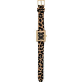 Michael Kors Emery Quartz Diamonds Black Dial Cheetah Print Leather Strap Watch For Women - MK7387 Authentic Buy Shop Now