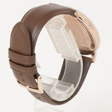 Emporio Armani Minimalist Quartz White Dial Brown Leather Strap Watch For Men - AR11572 Authentic Buy Shop Now