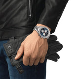 Tissot PRS 516 Chronograph Blue Dial Blue Steel Strap Watch for Men - T131.617.11.042.00 Authentic Buy Shop Now