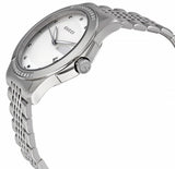 Gucci G Timeless Diamonds Mother of Pearl Dial Silver Steel Strap Watch For Women - YA126510 Authentic Buy Shop Now