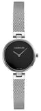 Calvin Klein Authentic Black Dial Silver Mesh Bracelet Watch for Women - K8G23121 Authentic Buy Shop Now