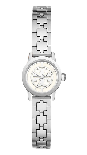 Tory Burch Reva Silver Dial Silver Steel Strap Watch for Women - TBW4044 Authentic Buy Shop Now