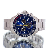 Tag Heuer Formula 1 Red Bull Racing Chronograph Blue Dial Silver Steel Strap Watch for Men - CAZ101AK.BA0842 Authentic Buy Shop Now