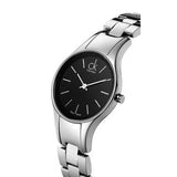 Calvin Klein Simplicity Black Dial Silver Steel Strap Watch for Women - K4323130 Authentic Buy Shop Now