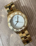 Marc Jacobs Blade White Dial Gold Steel Strap Watch for Women - MBM3050 Authentic Buy Shop Now