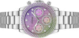 Guess Sol Chronograph Crystals Multicolor Dial Silver Steel Strap Watch For Women - GW0483L1 Authentic Buy Shop Now