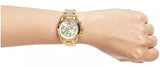 Michael Kors Lexington Quartz Gold Dial Gold Steel Strap Watch For Women - MK6267 Authentic Buy Shop Now