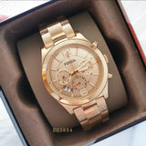 Fossil Boyfriend Gold Dial Gold Steel Strap Watch for Women - ES3884 Authentic Buy Shop Now