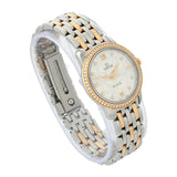 Omega De Ville Prestige Quartz Diamonds Silver Dial Two Tone Steel Strap Watch for Women - 424.25.27.60.52.001 Authentic Buy Shop Now