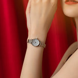 Emporio Armani Gianni Blue Dial Silver Steel Strap Watch For Women - AR1961 Authentic Buy Shop Now