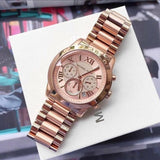 Michael Kors Cooper Rose Gold Rose Gold Steel Strap Watch for Women - MK6275 Authentic Buy Shop Now