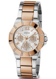 Guess Sunray Multifunction Crystals Silver Dial Two Tone Steel Strap Watch For Women - GW0616L3 Authentic Buy Shop Now