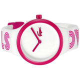 Lacoste Goa White Dial Two Tone Silicone Strap Watch for Woman - 2020106 Authentic Buy Shop Now
