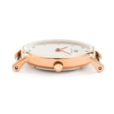 Daniel Wellington Classy Glasgow White Dial Two Tone Nylon Strap Watch For Women - DW00100078 Authentic Buy Shop Now