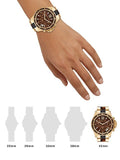 Michael Kors Everest Chronograph Brown Dial Two Tone Steel Strap Watch For Women - MK6973 Authentic Buy Shop Now