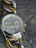 Michael Kors Runway White Dial Two Tone Steel Strap Watch for Women - MK3199 Authentic Buy Shop Now