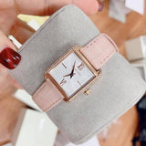 Michael Kors Lake Quartz White Dial Pink Leather Strap Watch For Women - MK2763 Authentic Buy Shop Now