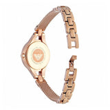 Emporio Armani Chiara Silver Dial Rose Gold Steel Strap Watch For Women - AR7362 Authentic Buy Shop Now