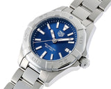 Tag Heuer Aquaracer Blue Dial Silver Steel Strap Watch for Women - WBD1412.BA0741 Authentic Buy Shop Now