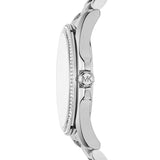 Michael Kors Bradshaw Quartz Silver Dial Silver Steel Strap Watch For Women - MK6554 Authentic Buy Shop Now