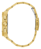 Guess Headliner Multifunction Black Dial Gold Steel Strap Watch For Men - GW0572G2 Authentic Buy Shop Now