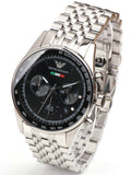 Emporio Armani Sportivo Chronograph Black Dial Silver Steel Strap Watch For Men - AR5984 Authentic Buy Shop Now