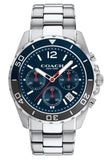 Coach Kent Chronograph Blue Dial Silver Steel Strap Watch for Men - 14602555 Authentic Buy Shop Now