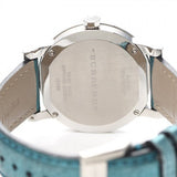 Burberry White Dial Turquoise Leather Strap Watch for Women - BU9120 Authentic Buy Shop Now