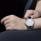 Fossil Cecile Chronograph Silver Dial Silver Steel Strap Watch for Women - AM4481 Authentic Buy Shop Now