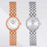 Tissot T Lady Lovely Mother of Pearl Dial Rose Gold Steel Strap Watch For Women - T058.009.33.111.00 Authentic Buy Shop Now