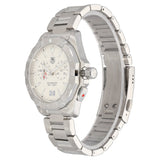 Tag Heuer Aquaracer Chronograph White Dial Silver Steel Strap Watch for Men - WAY111Y.BA0928 Authentic Buy Shop Now