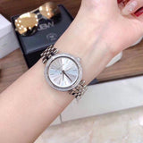 Michael Kors Darci Silver Dial Silver Stainless Steel Strap Watch for Women - MK3364 Authentic Buy Shop Now