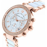Michael Kors Parker White Dial Two Tone Steel Strap Watch for Women - MK5774 Authentic Buy Shop Now