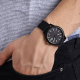 Lacoste 12.12 Black Dial Black Silicon Strap Watch for Men - 2010986 Authentic Buy Shop Now