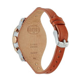 Fossil Boyfriend Chronograph White Dial Brown Leather Strap Watch for Women - ES3837 Authentic Buy Shop Now