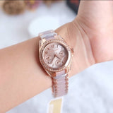Michael Kors Blair Rose Gold Dial Two Tone Steel Strap Watch for Women - MK6175 Authentic Buy Shop Now