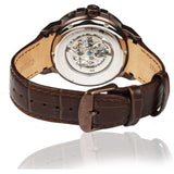 Maserati Ingegno Automatic White Skeleton Dial Brown Leather Strap Watch For Men - R8821119003 Authentic Buy Shop Now
