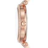 Michael Kors Parker Mother of Pearl Pink Dial Two Tone Steel Strap Watch for Women - MK6402 Authentic Buy Shop Now