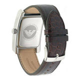 Emporio Armani Classic Beige Dial Brown Leather Strap Watch For Women - AR0155 Authentic Buy Shop Now