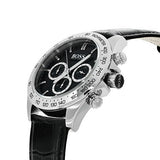 Hugo Boss Ikon Black Dial Black Leather Strap Watch for Men - 1513178 Authentic Buy Shop Now