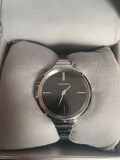 Calvin Klein Lively Black Dial Silver Steel Strap Watch for Women - K4U23121 Authentic Buy Shop Now