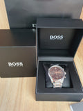 Hugo Boss Skymaster Grey Dial Two Tone Steel Strap Watch for Men - 1513789 Authentic Buy Shop Now